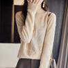 Women Sweater 100% Wool MODERN NEW SAGA Knit Pullover O-neck Thick Winter Jumpers Female Knit Tops