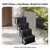 Foldable Pet Stairs Sturdy Stair Ladder Folding Dog Easy to Climb