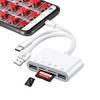 5-in-1 Type-C Card Reader: SD, USB, Apple, Android, OTG Compatible