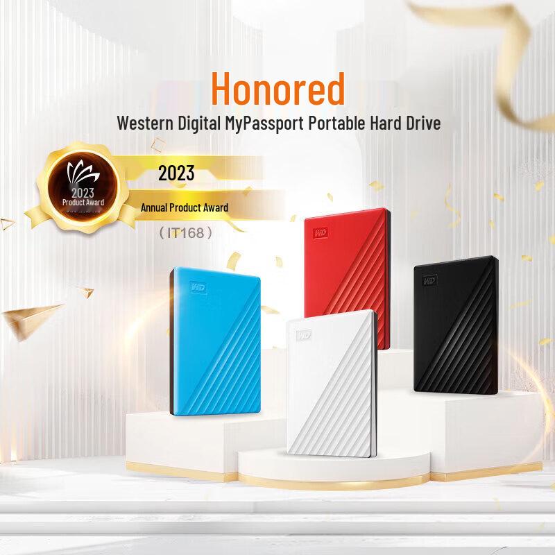 WD My Passport Portable External Hard Drive USB 3.0