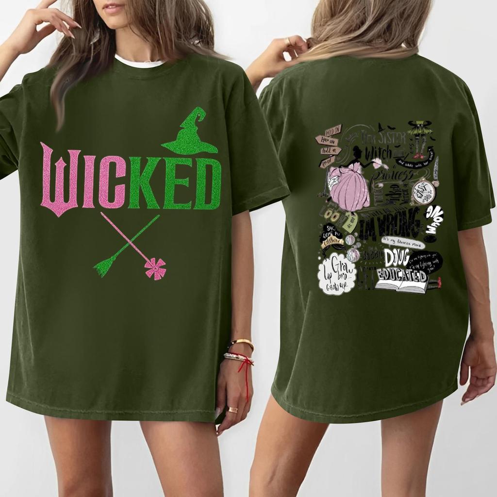 Women's Casual Fashion Round Neck Printed Short Sleeve T-Shirt Top