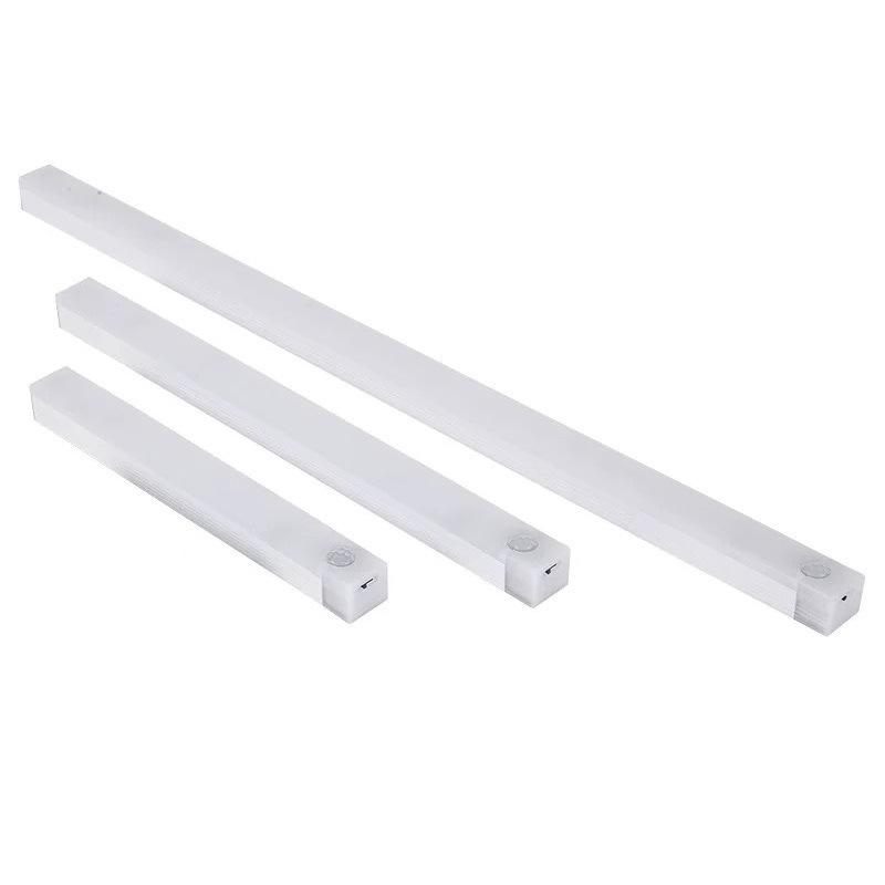 USB Rechargeable LED Motion Sensor Light Strip for Cabinets, Wardrobes, and Aisles