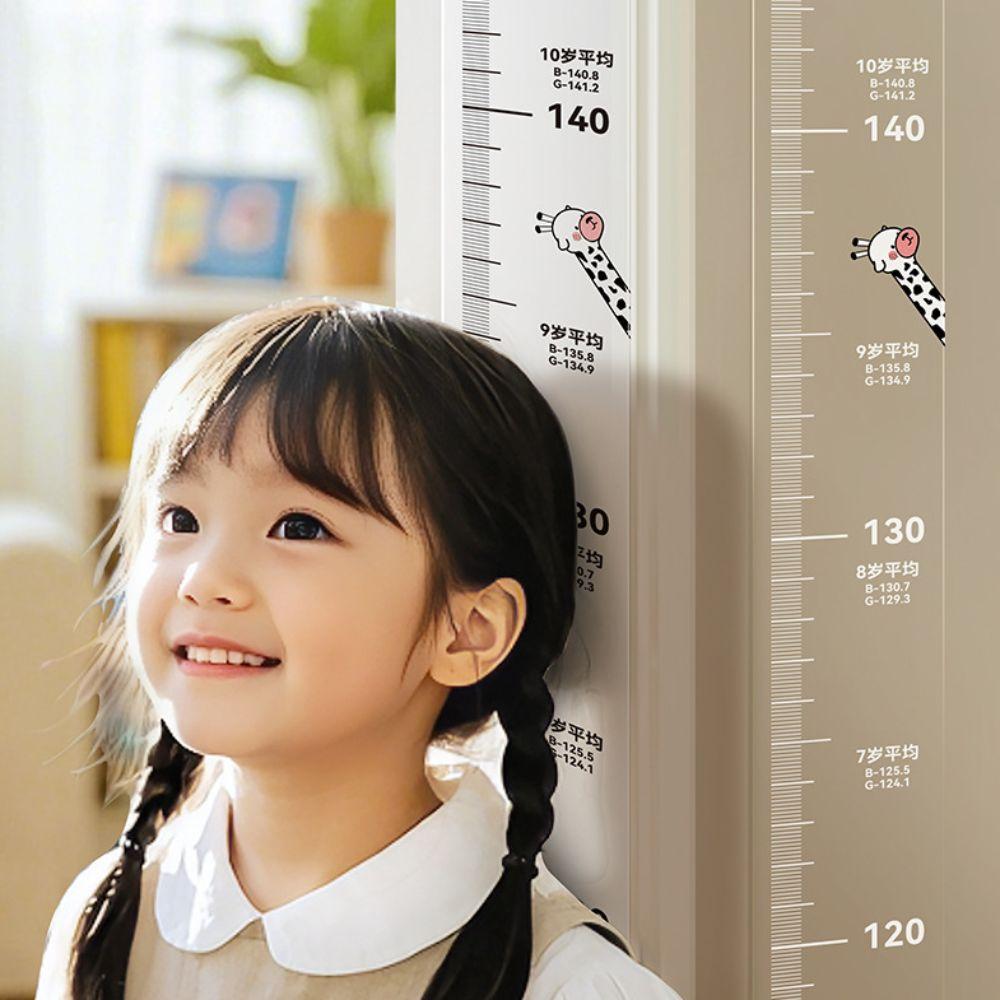 2M Height Height Measurement Sticker Waterproof Removable Child Growth Chart Self-adhesive Transparent Growth Chart Sticker