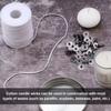 100Pcs Candle Holder 61m Cotton Candle Wick Smokeless Aromatherapy Cylindrical Candle Thread Candle Making Kit DIY Candle Maker