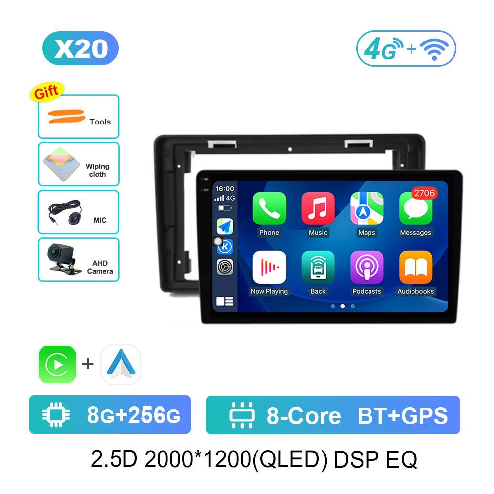 Android 14 Intelligent System for Citroen C2 C3 2001 - 2010 Car Video Multimedia GPS Navigation 4G DSP Stereo Bluetooth WiFi