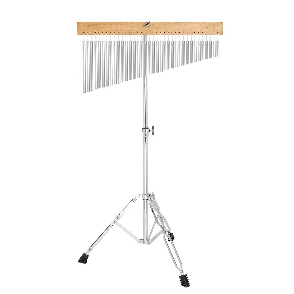 FL-36 Percussion Music Instrument 36 Tone Wind Chimes Aluminum Electroplating and Can Raised and Lowered