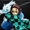 20cm Demon Slayer Tanjiro Gk Figure Water Dragon Style Action Statue Anime Collectible Model Toy Desk Decor Anime Fan Gift