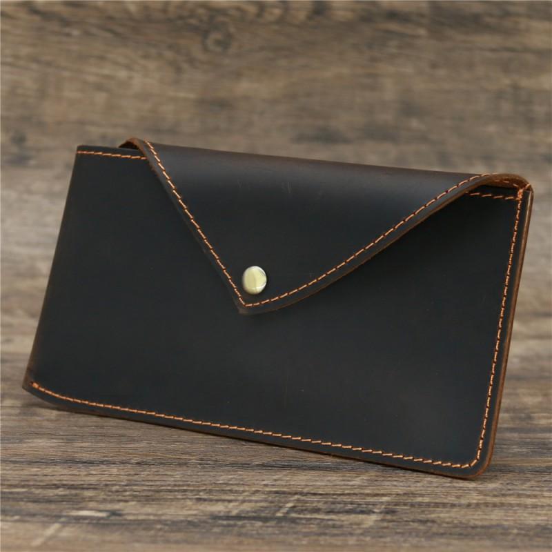 

Кожа Crazy Horse Сумка для мобильного телефона Трансграничная Новая Спортивная Тактика На поясную петлю Европейский Американский Ретро Натуральная Мужская Горизонтальный Стиль 19X10X2 темно-коричневого