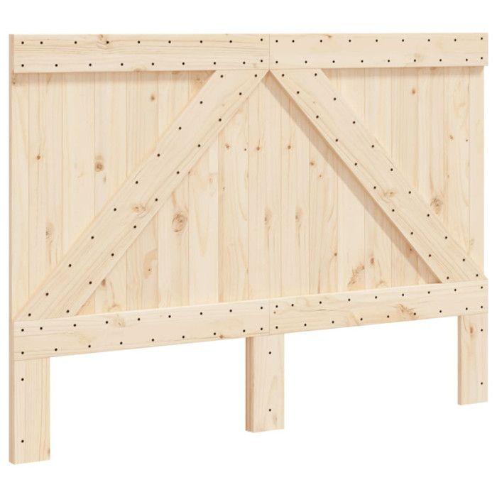 VidaXL Tête de lit 140x104 cm bois massif de pin 358399