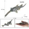 Oenux 10PCS Sea Life Animals Ray Devilray Mantaray Model Action Figures Figurines Ocean Marine Aquarium Education Kids Toy Gift