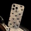 Luxury Laser Silver Bow Knot Case for iPhone 17 Air 16 15 14 13 12 11 Pro Max Plus 16E 7 8 SE2 X XS XR Shockproof Bumper Fundas