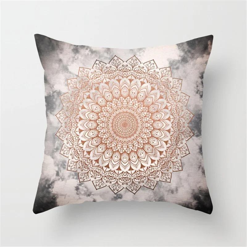 Nordic Bohemian Pattern Printed Cushion Cover Home Living Room Sofa Decoration Square Throw Pillow Cover