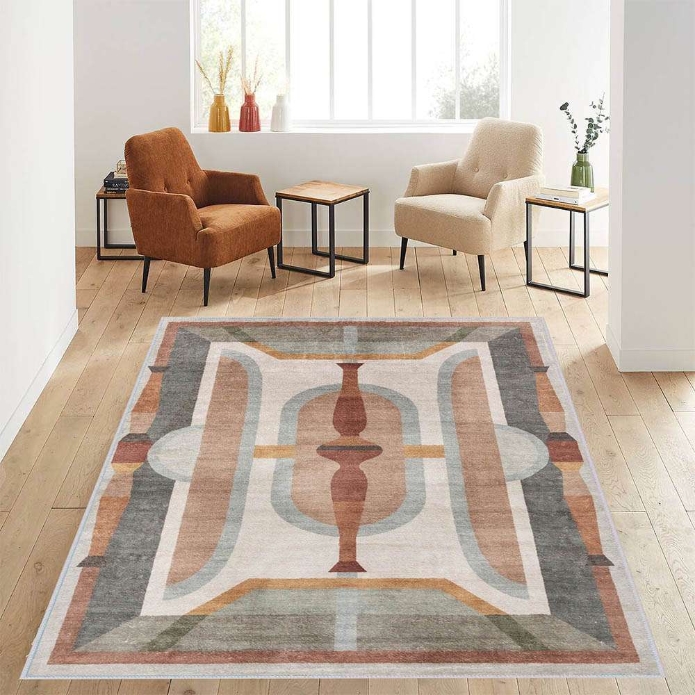 

Mosimoso Home RC148 Ковер с точечной подошвой и цифровой печатью 50x80 cm