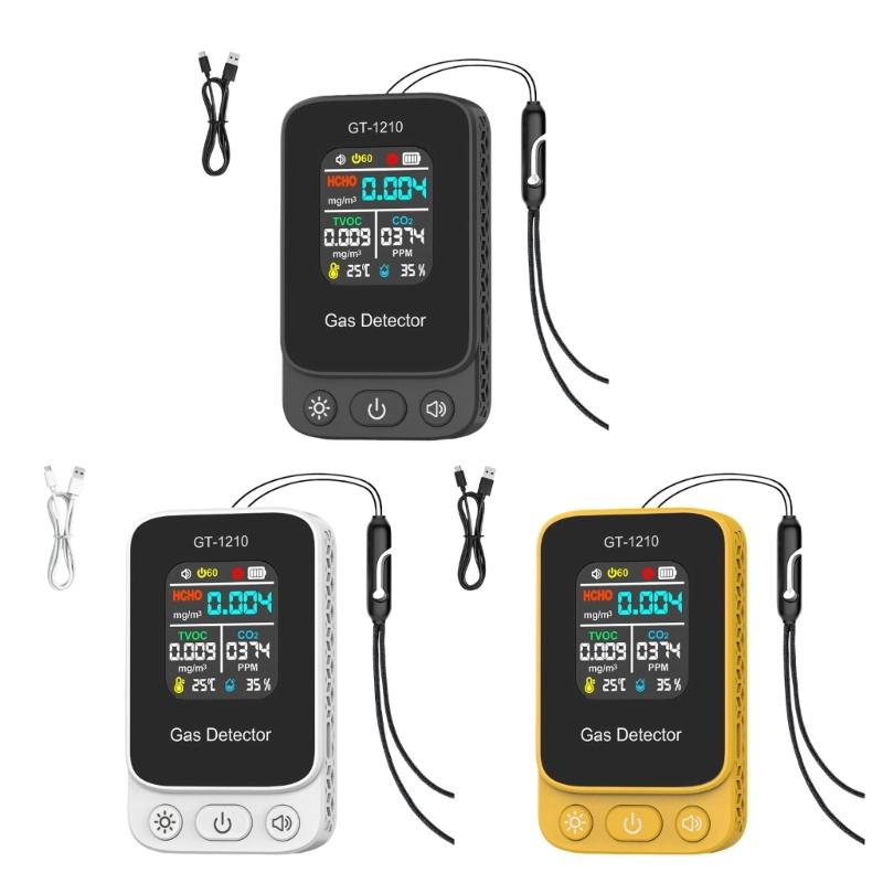 Professional Gas Detection Device For Households Visual LED Indicators Sound Alerts Wall Mount Design