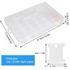 Stickers Included Floss Organizer Box 36 Compartments Embroidery Floss Organizer  For DIY Sewing