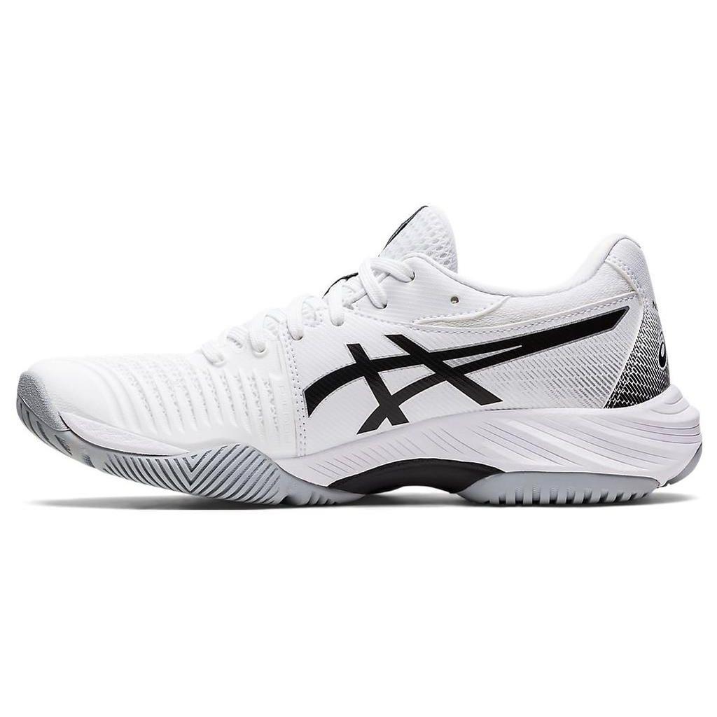 Asics Netburner Ballistic FF 3 White Black Women Sneakers 1052A069-100