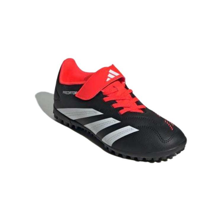 New Adidas PREDATOR 24 CLUB Low Top Kids' Soccer Shoes Black Red Kids' IG5439