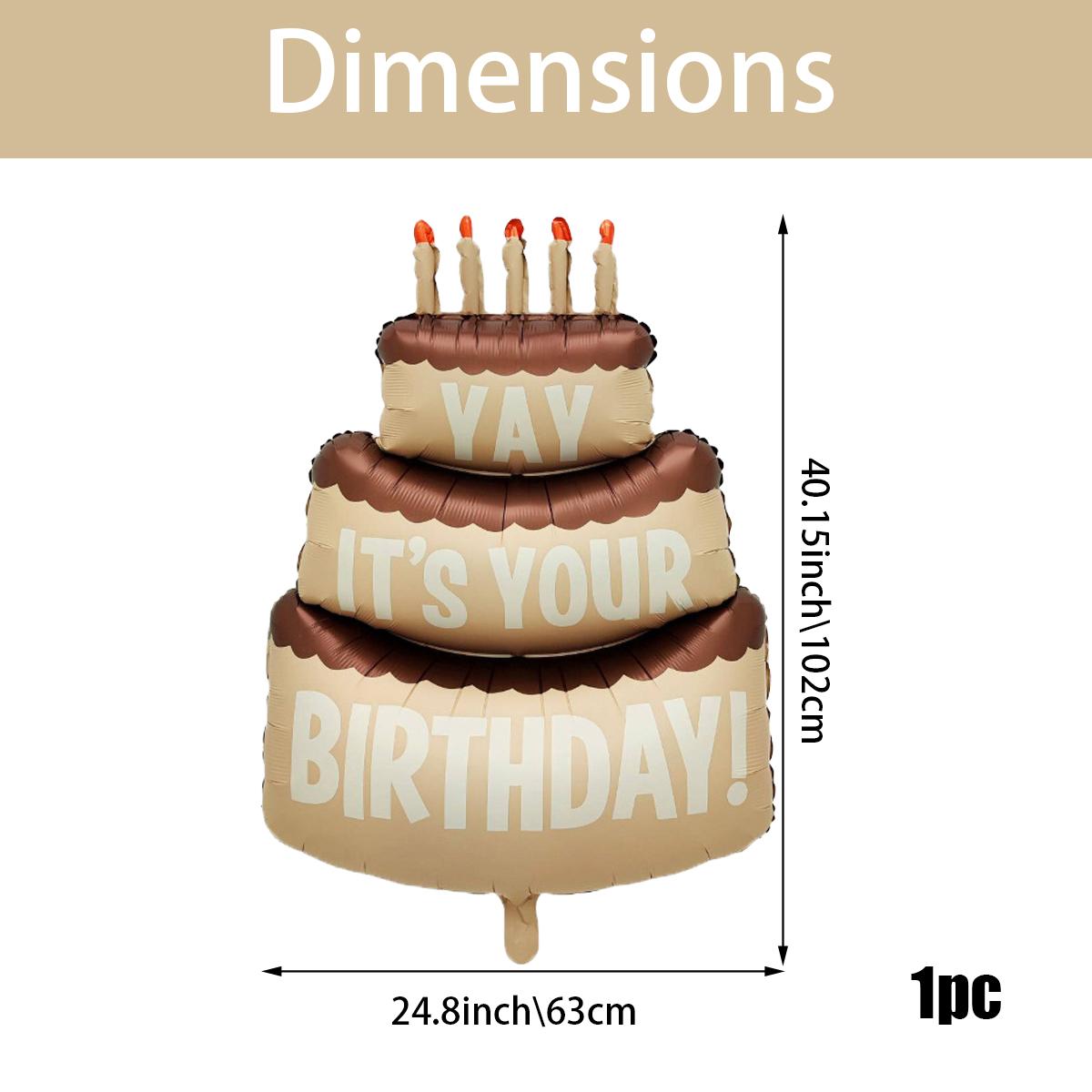 

1шт-матовый трехслойный торт воздушный шар из алюминиевой фольги/матовый самолет/матовая радуга/матовая полицейская машина/матовый ретро воздушный шар, вечеринка Other