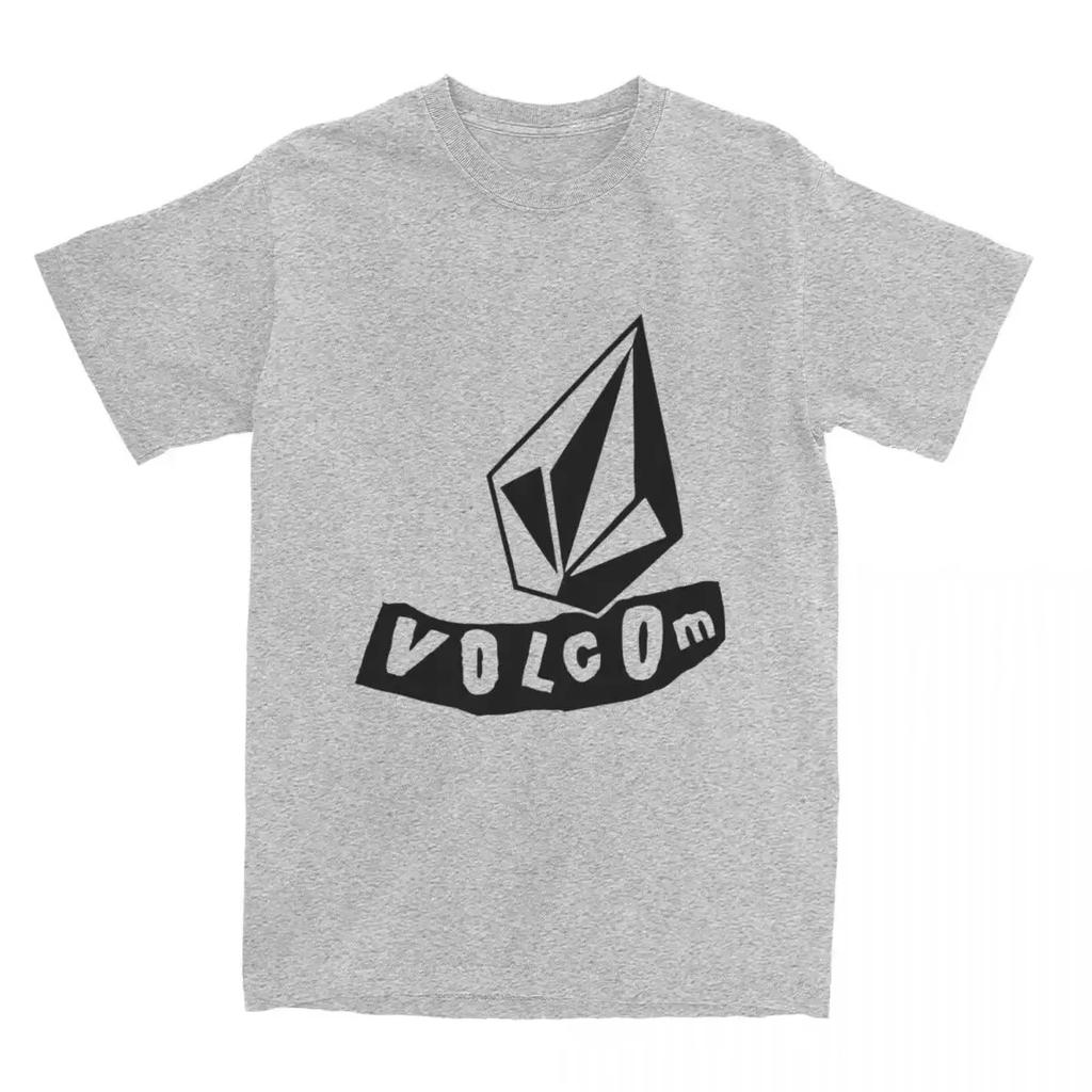 Hot Selling Volcom Obsidian Summer T-Shirt for Men in 2025, Comfortable and Fashionable Short Sleeved High-Quality pro choice