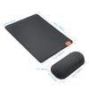 SenseAGE Mouse Pad Wrist Rest with Wrist Fatigue Tendonitis Ergonomic Compatible with Laser and Optical Mice Dark Gray & [2-Piece Set] Non-Slip Base,