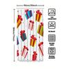 Tu Shower Curtain Floral Vintage Botanical Pattern Waterproof Fabric Bathroom Decor Farmhouse Style Home Textile Washable Liner
