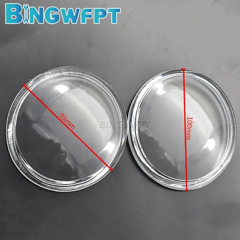 

BINGWFPT Для Toyota Vios Yaris RAV4 Matrix Venza Land Cruiser 100X93мм Противотуманные фары Закаленное стекло Антизапотевающее стекло