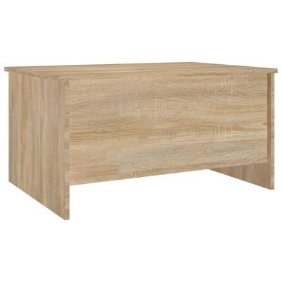 Coffee Table Sonoma Oak 80x55.5x41.5 Cm Engineered Wood\