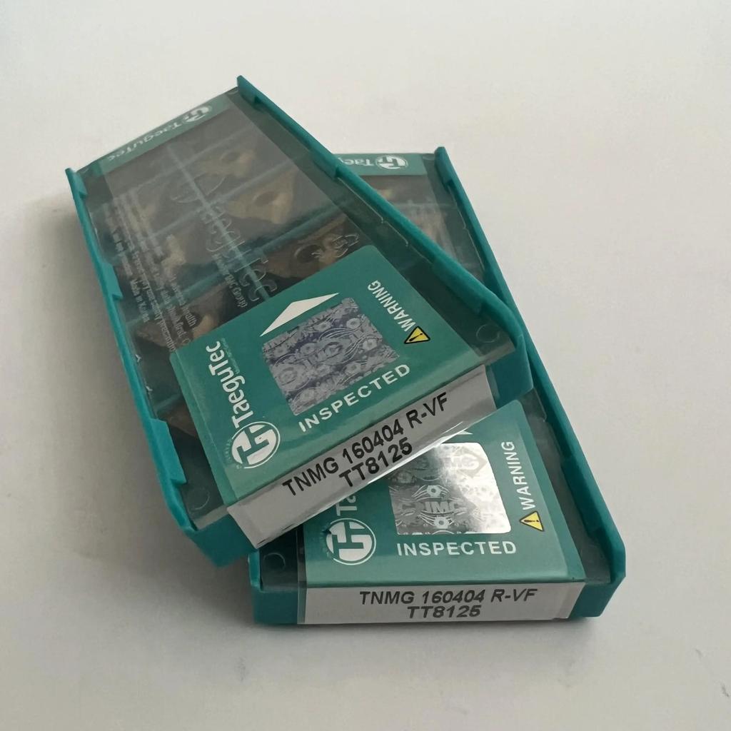 TaeguTec / TNMG160404R-VF TT8125 /Original genuine CNC alloy blade 10 PCS