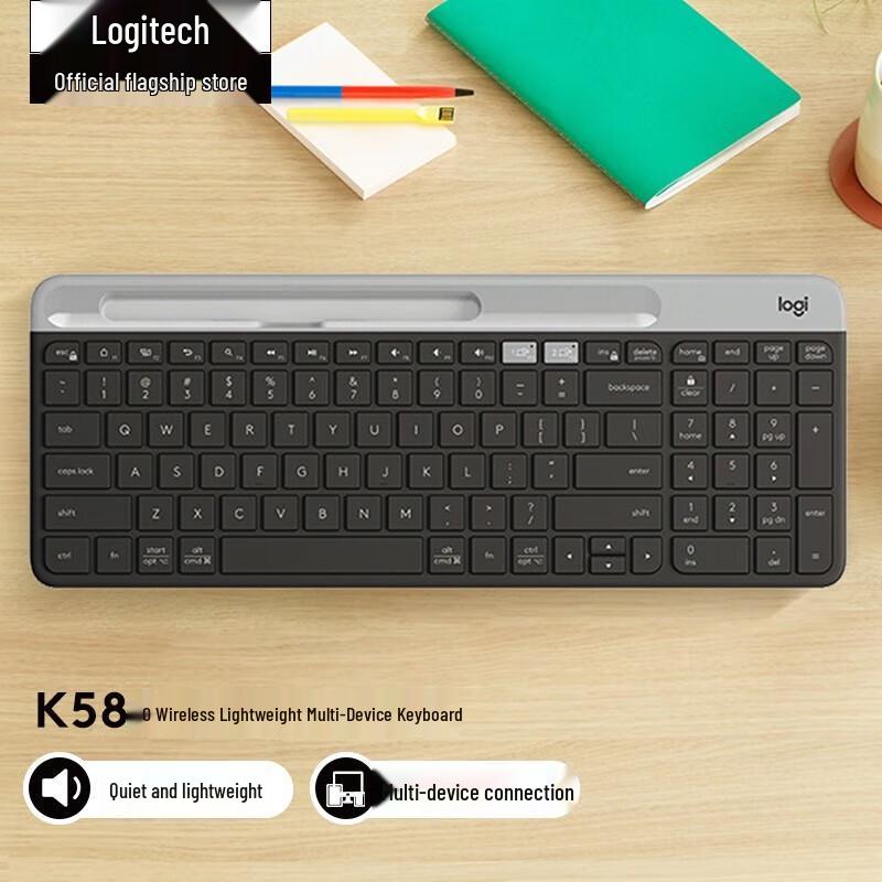 Logitech K580 Silent Wireless Bluetooth Keyboard