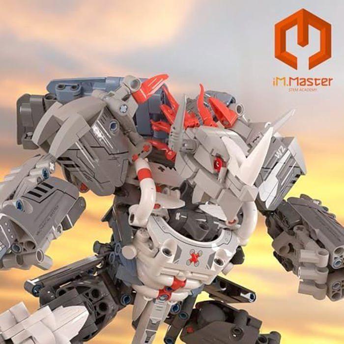 Jeu de Construction - COLORBABY - iM.Master 85447 - Robot Rhinocéros - 965 pièces - Articulé