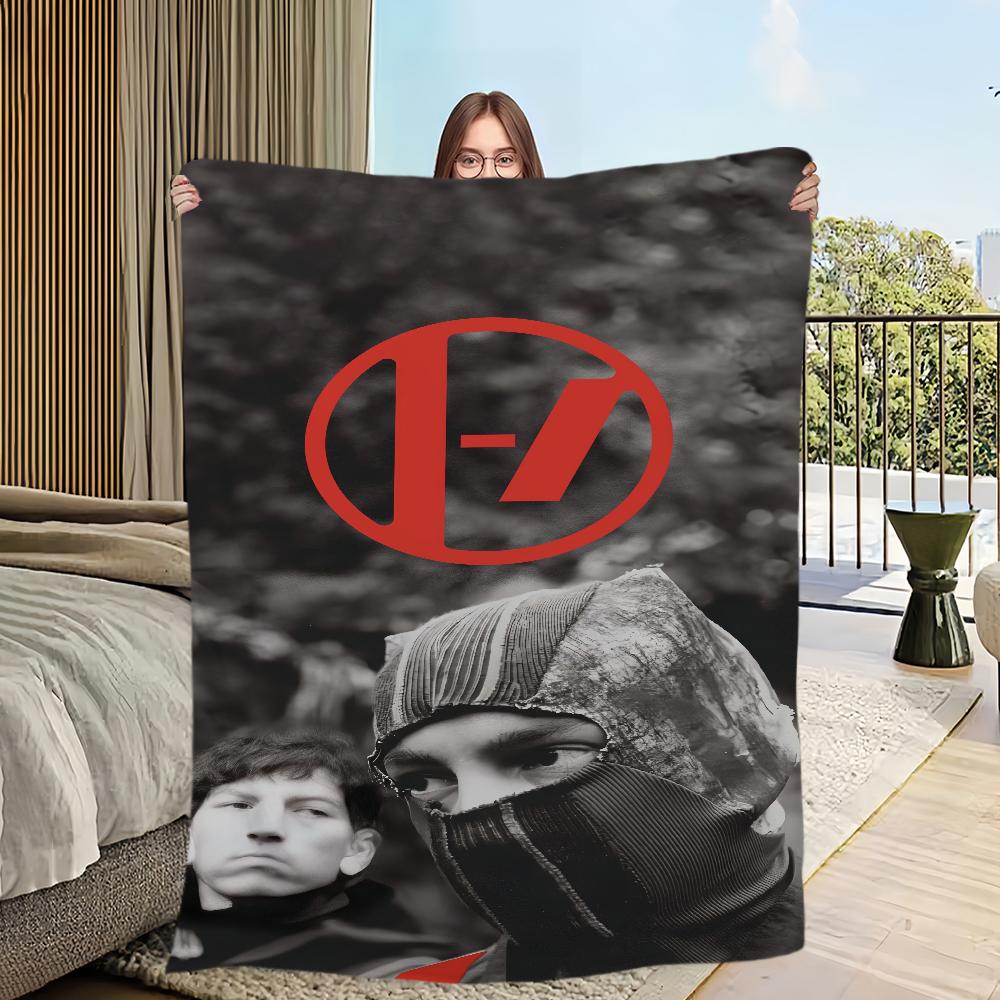 Band T-Twenty One P-Pilots Clancy Printed comfortable sofa living room bedroom Plush blanket suitable for home travel and gifts