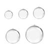 20pcs Round Transparent Plastic Ball for Christmas Tree Hanging Ornaments Fillable Bauble Wedding Party Decoration