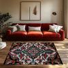 Vintage Persian Rug Pattern Doormat Indoor Outdoor Floor Mat Bohemian Area Rug Tribal Home Decor Throw Carpet Washable Non Slip