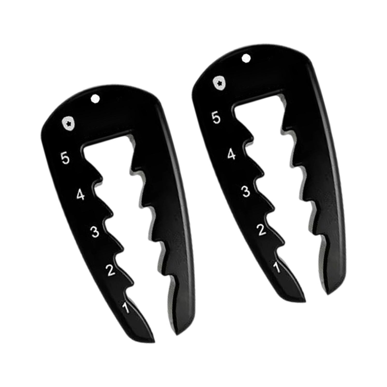 

2Pcs Adjustable Golf Tees Height Tool Outdoor Golf Seat Height Adjuster Precisions Tees Height Setter Golf Accessories чорний