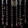 Christmas Acrylic Icicle Hanging Decorations Pendant With Snowflake Design For Festive Tree Decor