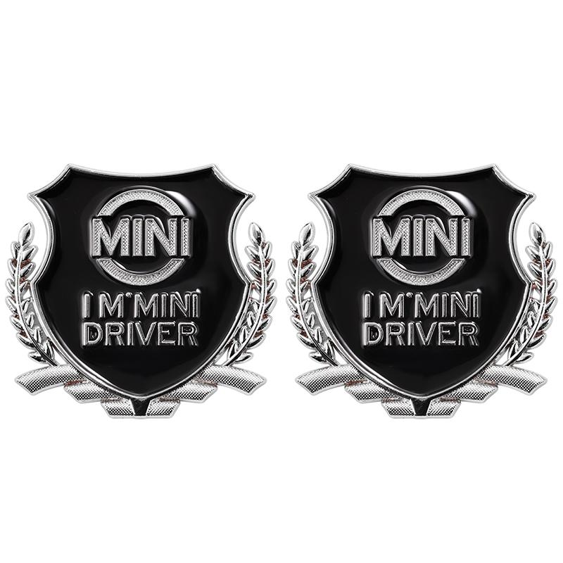 

2Pcs Car Metal Eagle Badge Stickers Decorative Accessories For BMW Mini Works Cooper F54 F55 F56 F57 F60 R50 R52 R53 R55 R56 R57 срібний