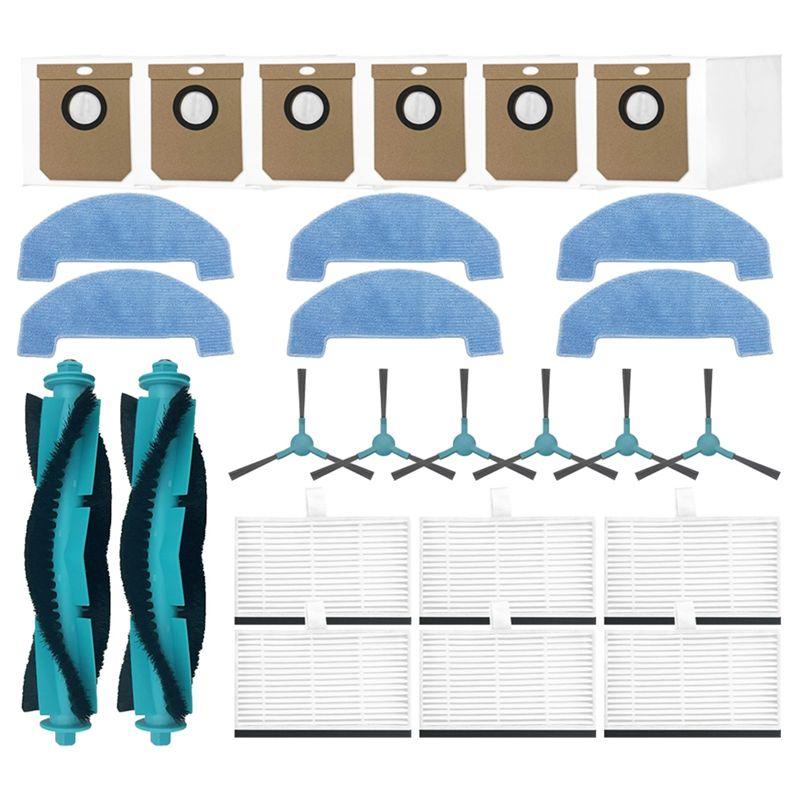 Retail Replacement Parts Set Of 26PCS For Cecotec Conga 7690 Immortal Max Vacuum Cleaner-Main Brush, Side Brush, HEPA Filter, Mo