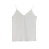 White Women's Tank Tops Summer Sleeveless Strap Outer Lace V-neck Camisole Vest Fashion Elegant Sexy Loose Casual Base Slim Fit Office Ladies Camis