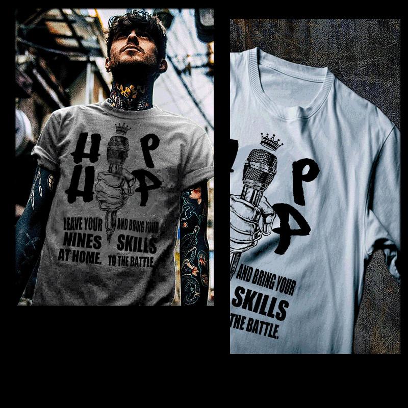 

Hip Hop T-shirt Bring your Skillz to the Battle New York BK Rap legend Jeru 4XL