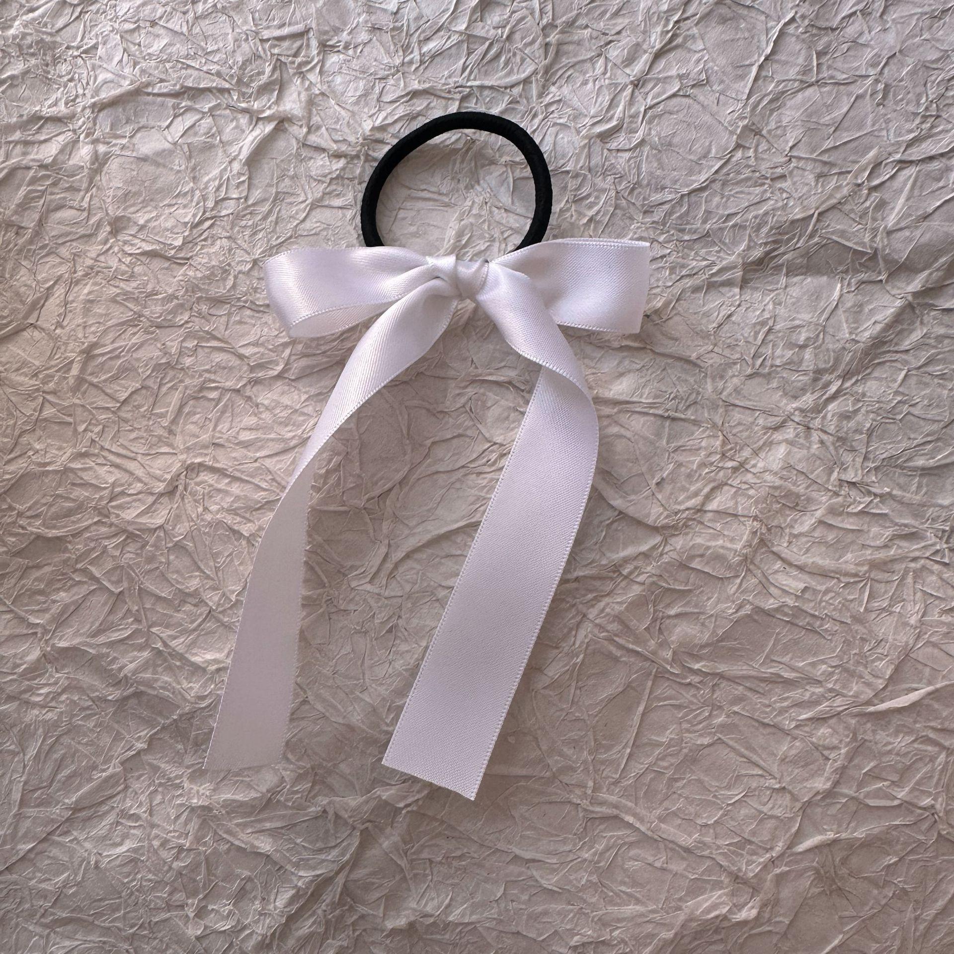 

Набор из 1-2 шт. балетная лента резинка черно-белая ретро лента бант повязка на голову лента для волос коса двойной хвостик волосы