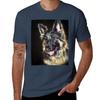 Gerunisex Shepherd Dog Tshirt Fashion Casual Short Sleeve Tshirt