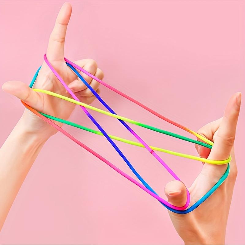 1 buc. Șnur Curcubeu pentru Realizarea Brățărilor, Colorat & Durabil, Potrivit pentru Împletit, Meșteșug DIY pentru Adulți, Activitate de Petrecere & Decorațiune Cadou