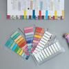 6er-Pack Index-Registerkarten mit Lineal Beschriftbare Datei-Registerkarten Flags Farbige Seitenmarkierer Etiketten Für Lesehinweise Bücher Schul- und Bürobedarf