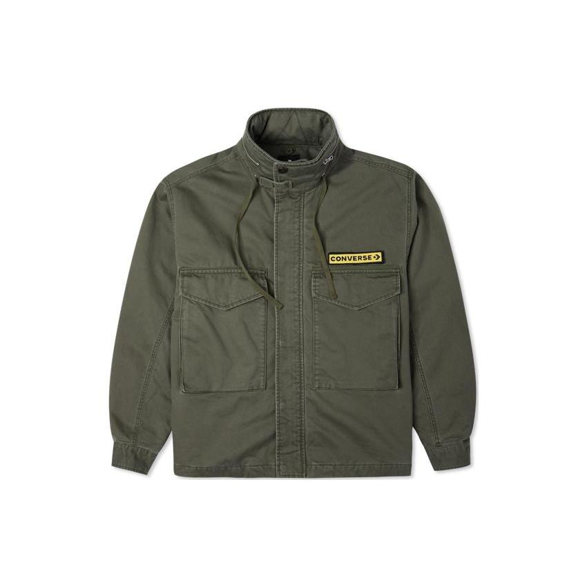 Converse Military Pack M65 Jacket Asia Sizing Olive Green Men s 10024189-A01 S