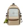 Schoolbag schoolbag female ins wind Korean version of high school junior high school students large capacity backpack simple middle school students 