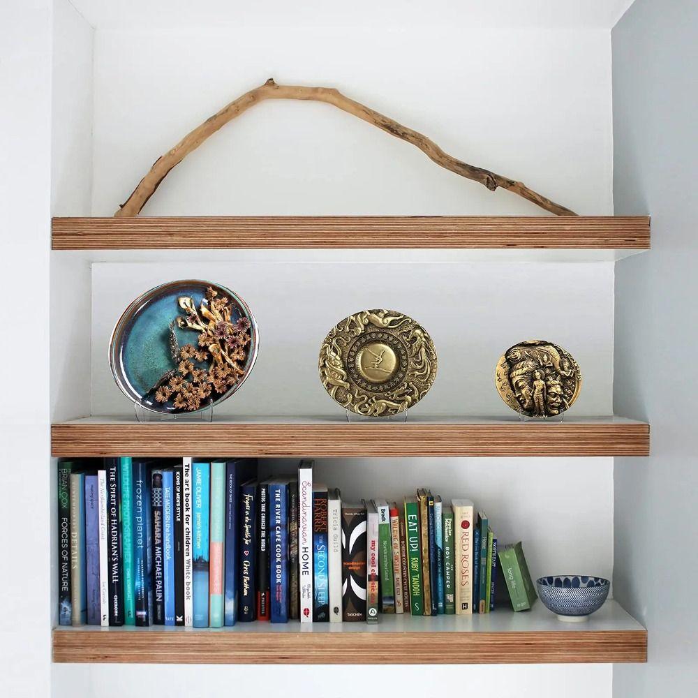 Acrylic Flat Plate Stand 60-Degree Angle Book Stand Display Easel Stand Table Card