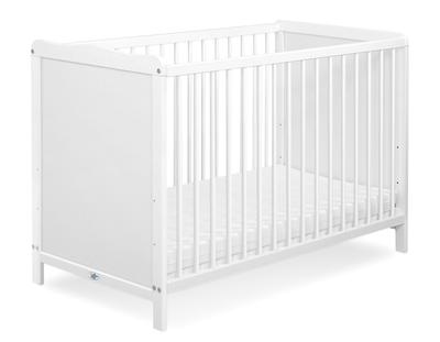 Matteo Holz weiß Babybett 120x60cm mit voller Front