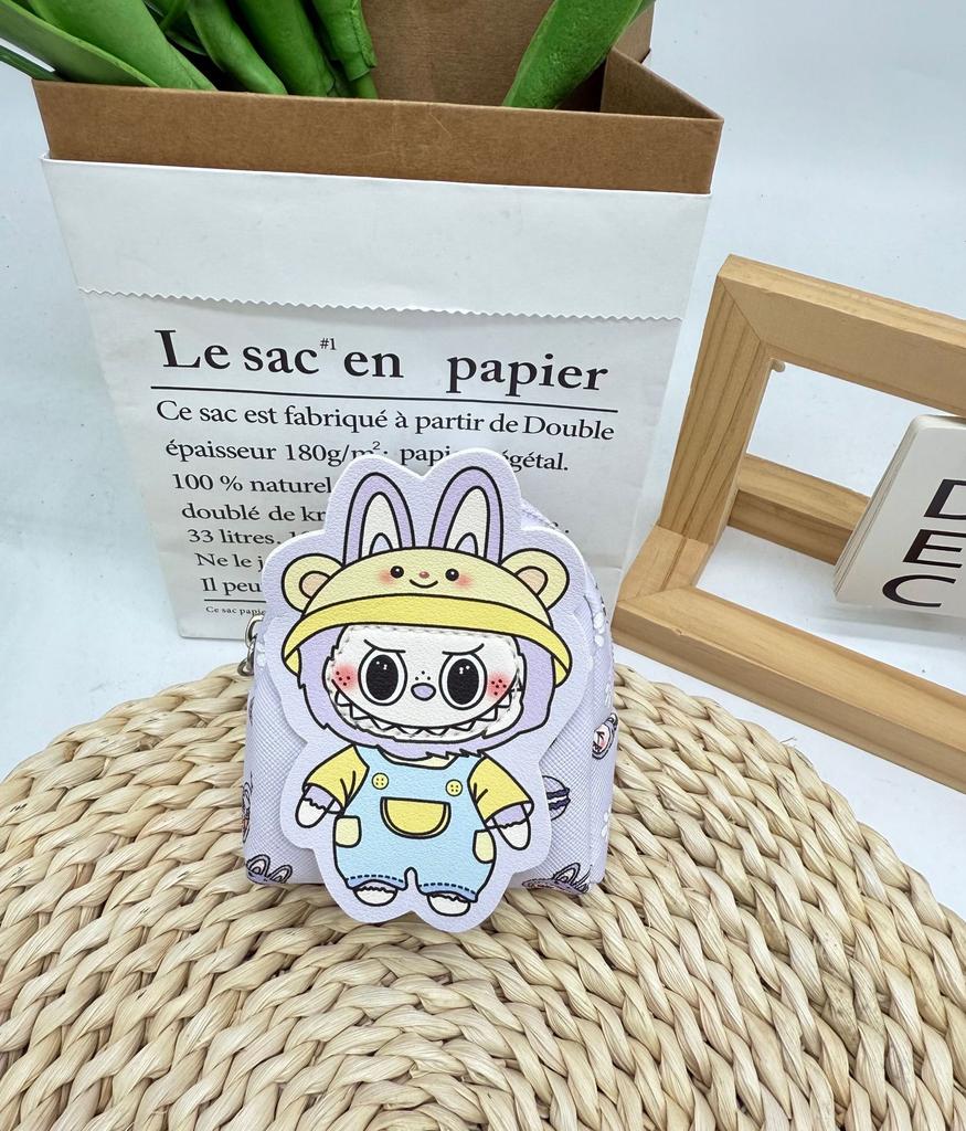 Mini Labubu Backpack New Zero Wallet Shoulder Bag Cartoon Cute Versatile Canvas Bag CLE