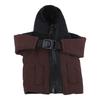 Mini Down Coat Key Chain Multi Functional Cool Mini Jacket Keychain with Zipper Unique Funny Charm Innovative Brown