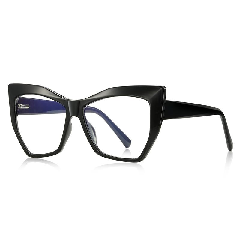 Big Frame Cat Eye Nearsighted Eyeglasses For Women TR90 Oversized Short-sight Prescription Spectacles Female 0 -0.5 -0.75 To -6.0